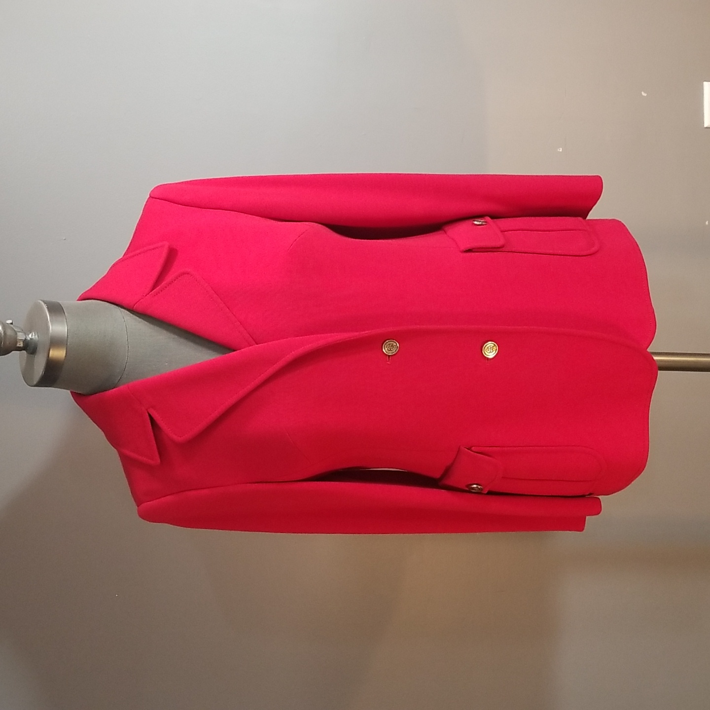 Fred Perry Wool Womens Red Blazer. Oozing Of Quality. Size 10 Us Fully Lined